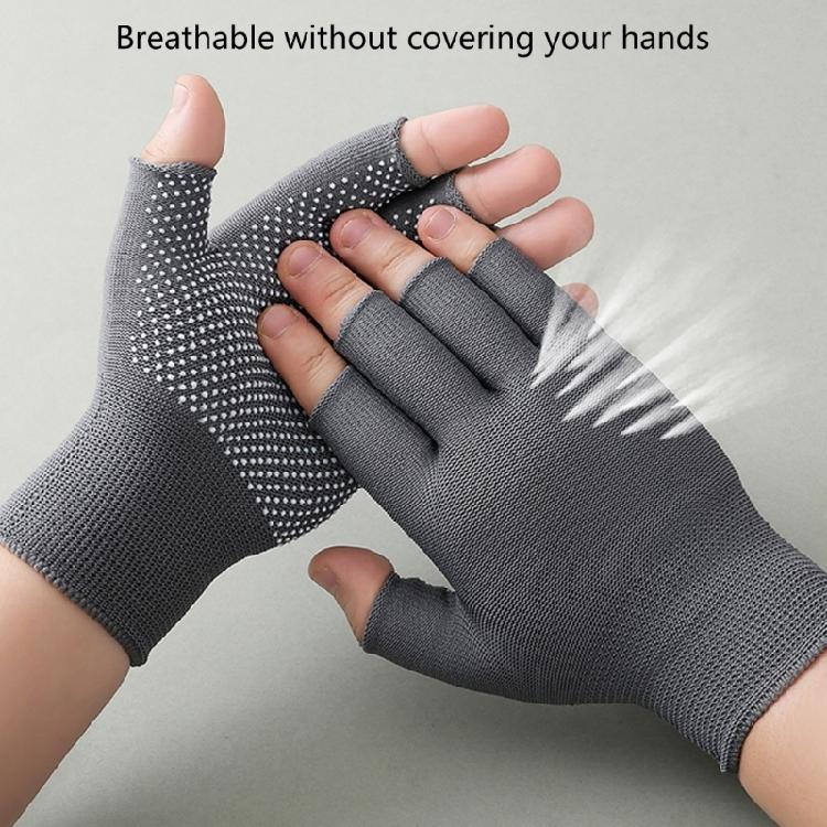 12Pair Breathable Sports Gloves Unisex Nylon Fingerless Gloves NonSlip Nylon Working Gloves for Women and Men