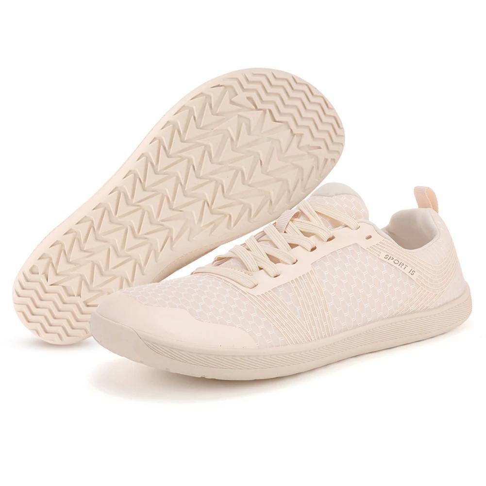 

Минималистичные босые туфли Кроссовки для кроссовок Нескользящие кроссовки с широким носком Дышащие легкие теннисные туфли для мужчин и женщин 36