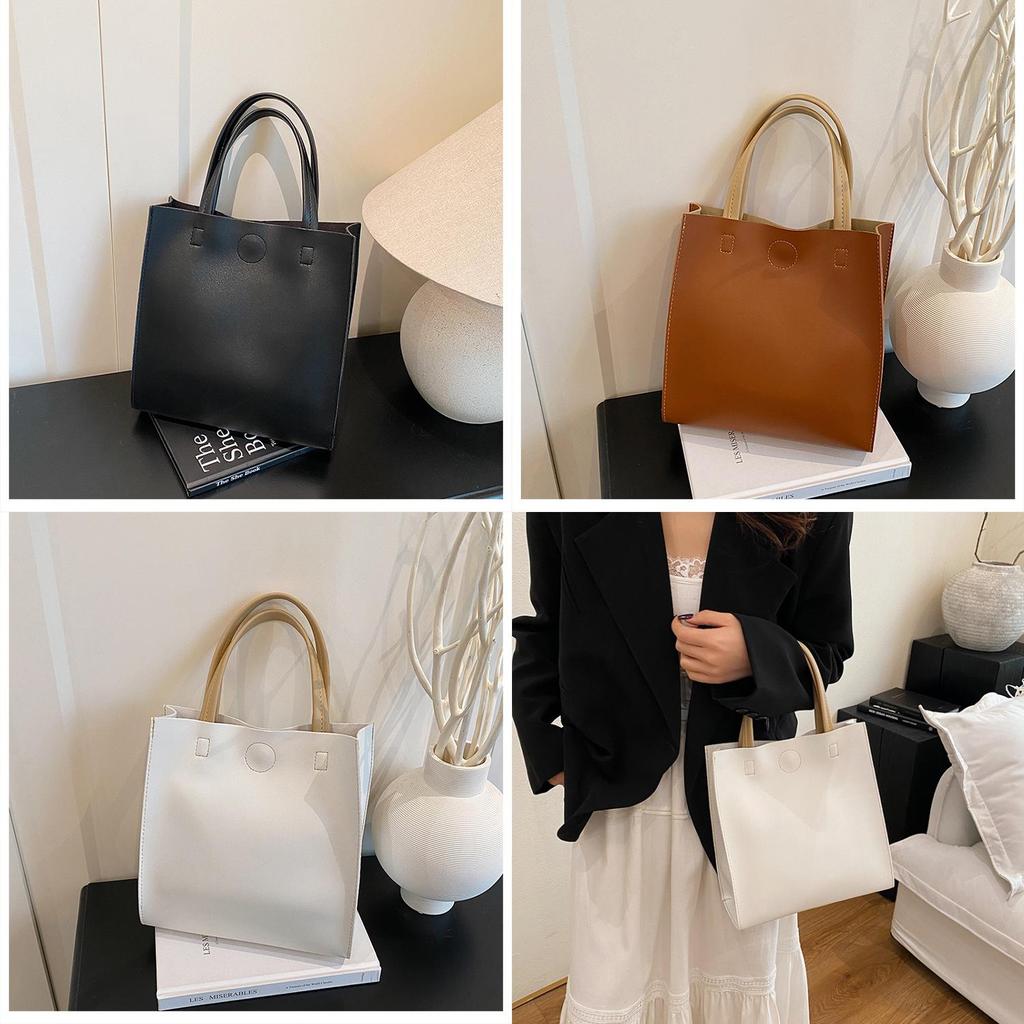 Street Style Ladies Tote Bag With Pu Material And Magnetic Closure For Daily Use