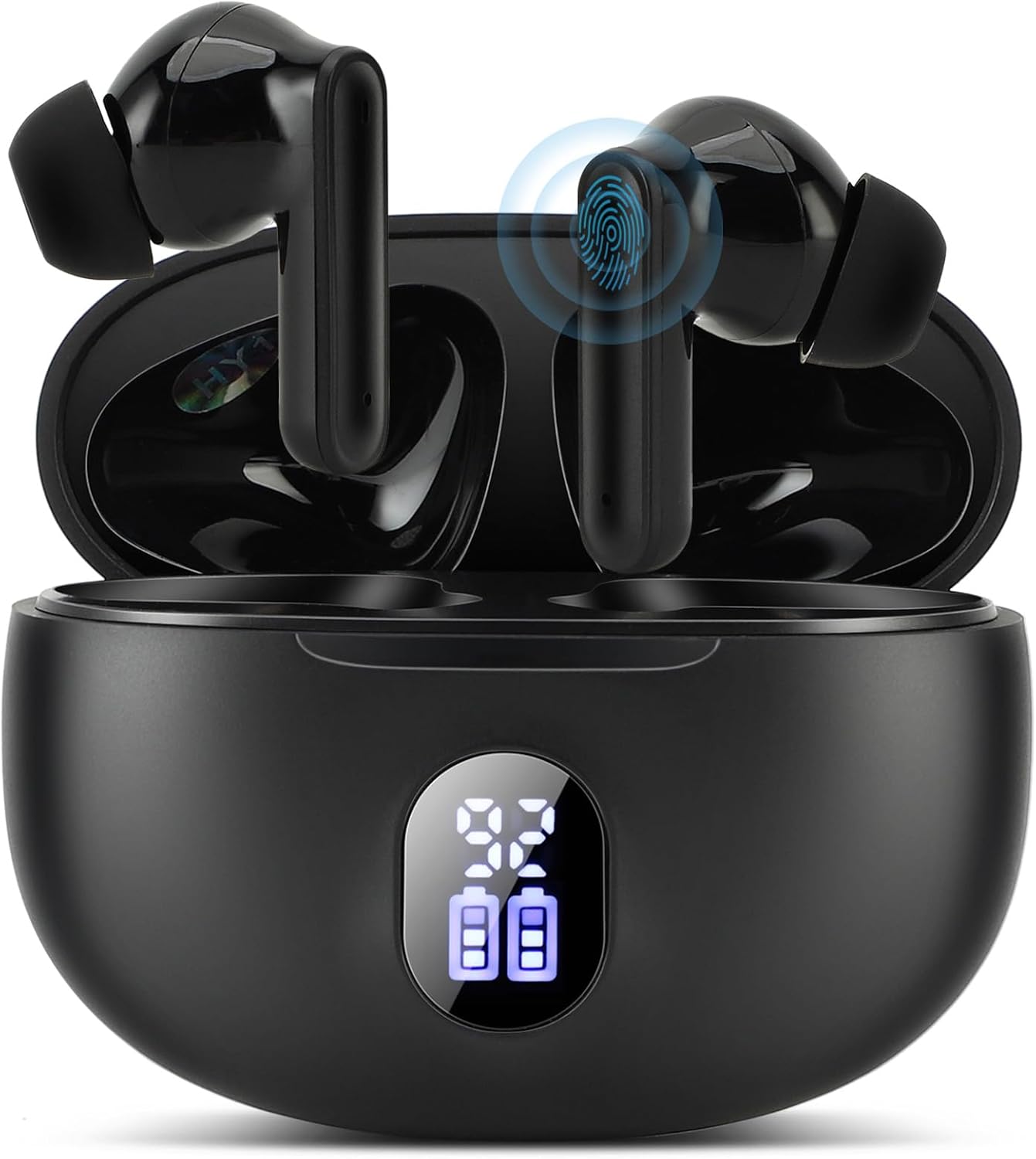 

Наушники-переводчики с языка Точный сенсорный режим Перевод в реальном времени Наушники Bluetooth 5.4 Поддержка 144 языков для путешествий чёрный