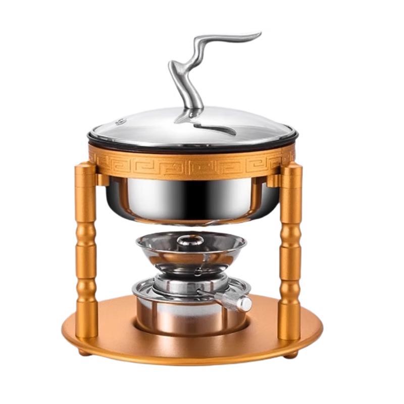 SuLe Portable Alcohol Hot Pot with Non-stick Pan