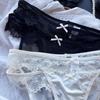 Lady Summer Charm Pure Desire Lovely Lace Mesh Low Waist Triangle Briefs