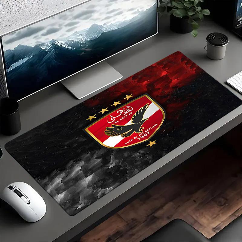 Al Ahly Fc Crest Design Mouse pad Mouse pad, Gaming Mouse Pad, keyboard pad, Desk Decor for computer notebook Fan Gift Birthday Gift