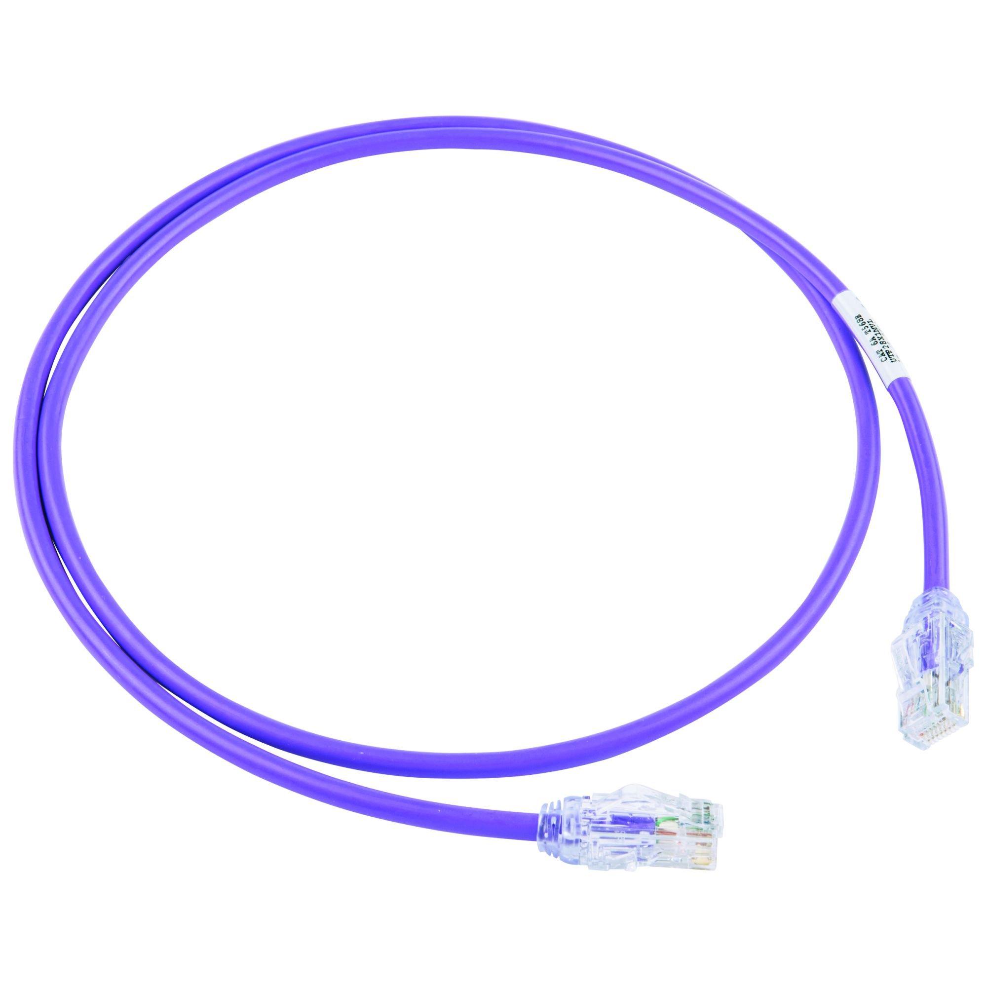 

Panduit LAN Cable Cat6A Ultra Fine Professional Specification 2m Purple UTP28X2MVL