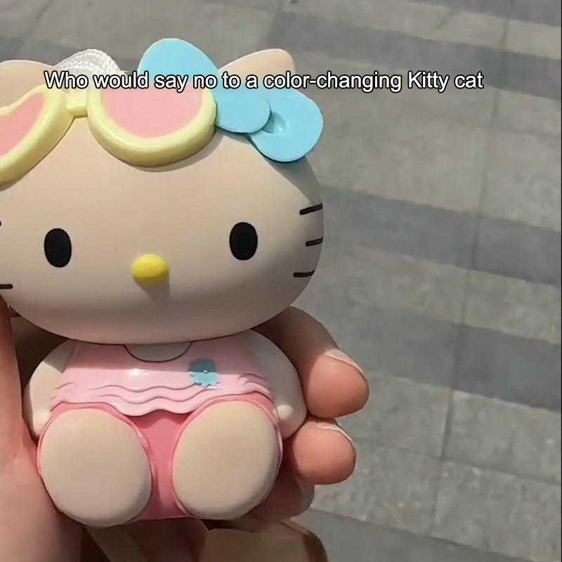 Sanrio Hello Kitty Doll Keychain Cartoon Kt Cat Plastic Pendant Bag Decoration Ornaments Toys Birthday Girl Gifts