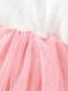 Girls' Princess Dress Two-Piece Set, Stylish Tweed-Inspired Outfit