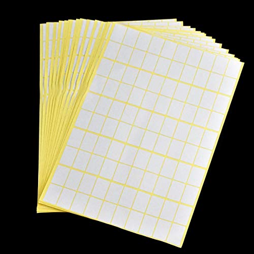 Removable Blank Small Label Stickers 13 19mm Waterproof Handwritten Price Tags for Office School and Home—Ideal for Storage Organization and Sor