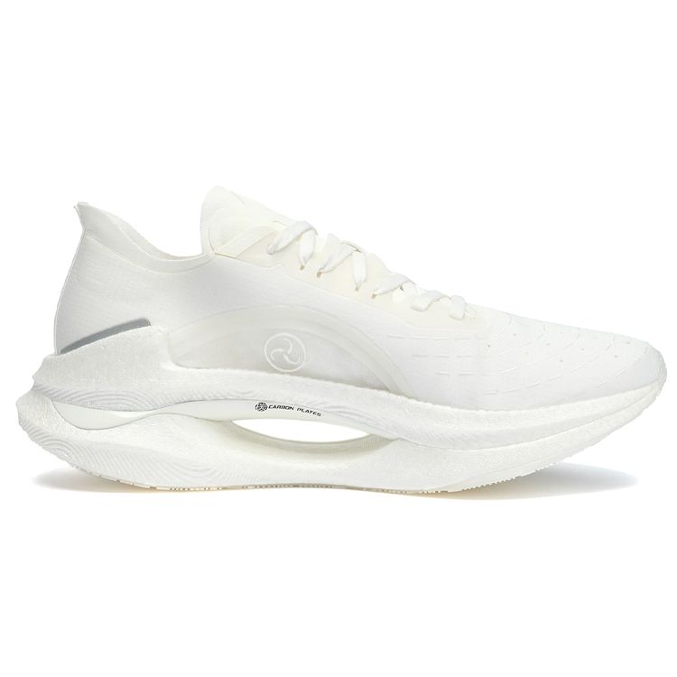Li Ning Absolute Shadow Breathable Low Top Running Shoes Women sneakers Piano-White ARHQ262-5