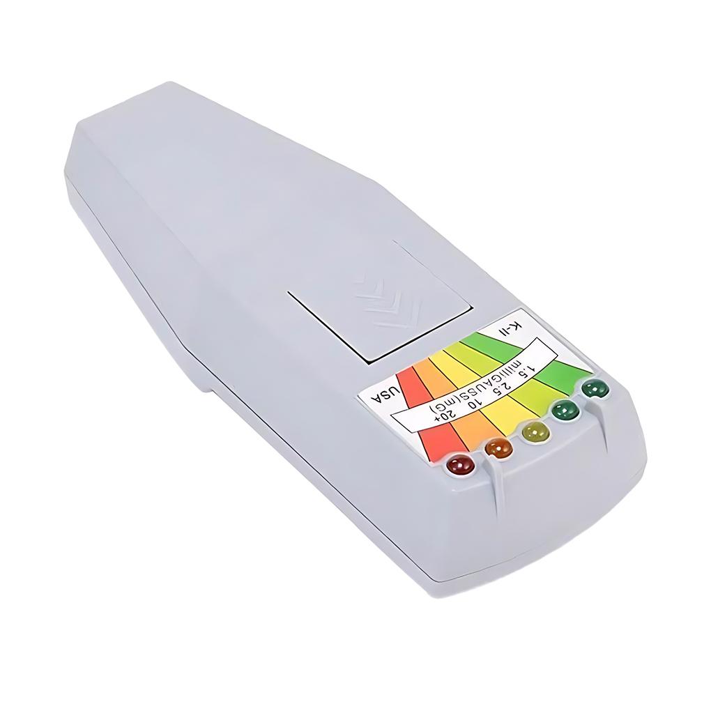 Reliable LED EMF Meter Essential Tool For EMF Detection High Performance 5 LED Gauss EMF Meter white