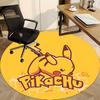 1pcPikachu Electric Office Round Area Rug, Indoor Mat Suitable For Office,Bedroom Living Room Home Decor, Room Deco a0928167