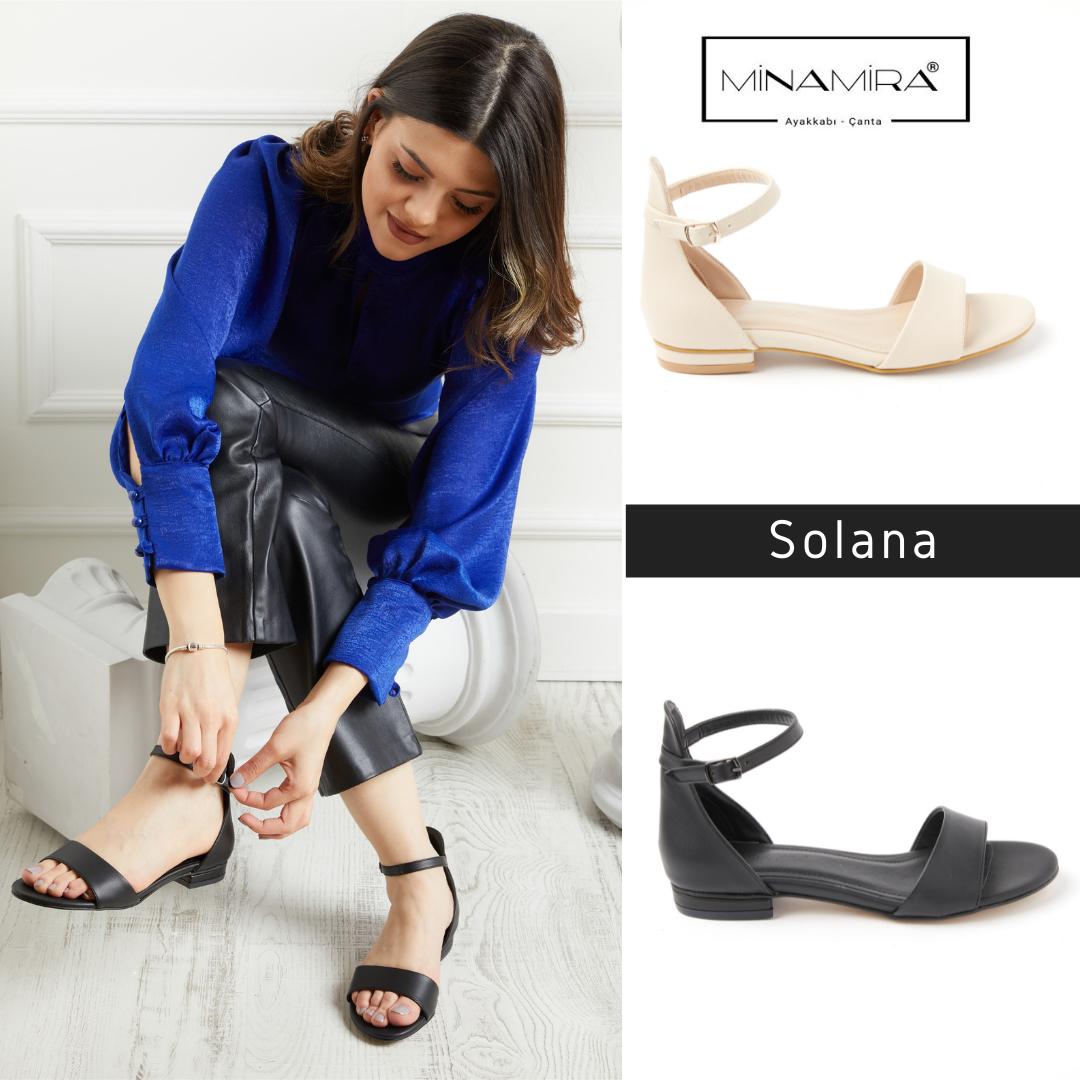 

Женские туфли и сандалии на низком каблуке Standard Mold из матовой кожи Solana