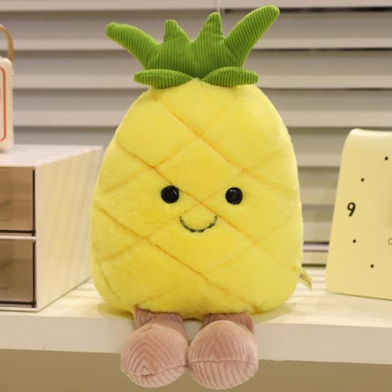 Mignon Mini Fruit Peluche Jouet Animaux en Peluche Doux pour Enfants Réaliste Câlinable Jouet à Câliner pour Machines à Griffes Prix Cadeau d'Anniversaire