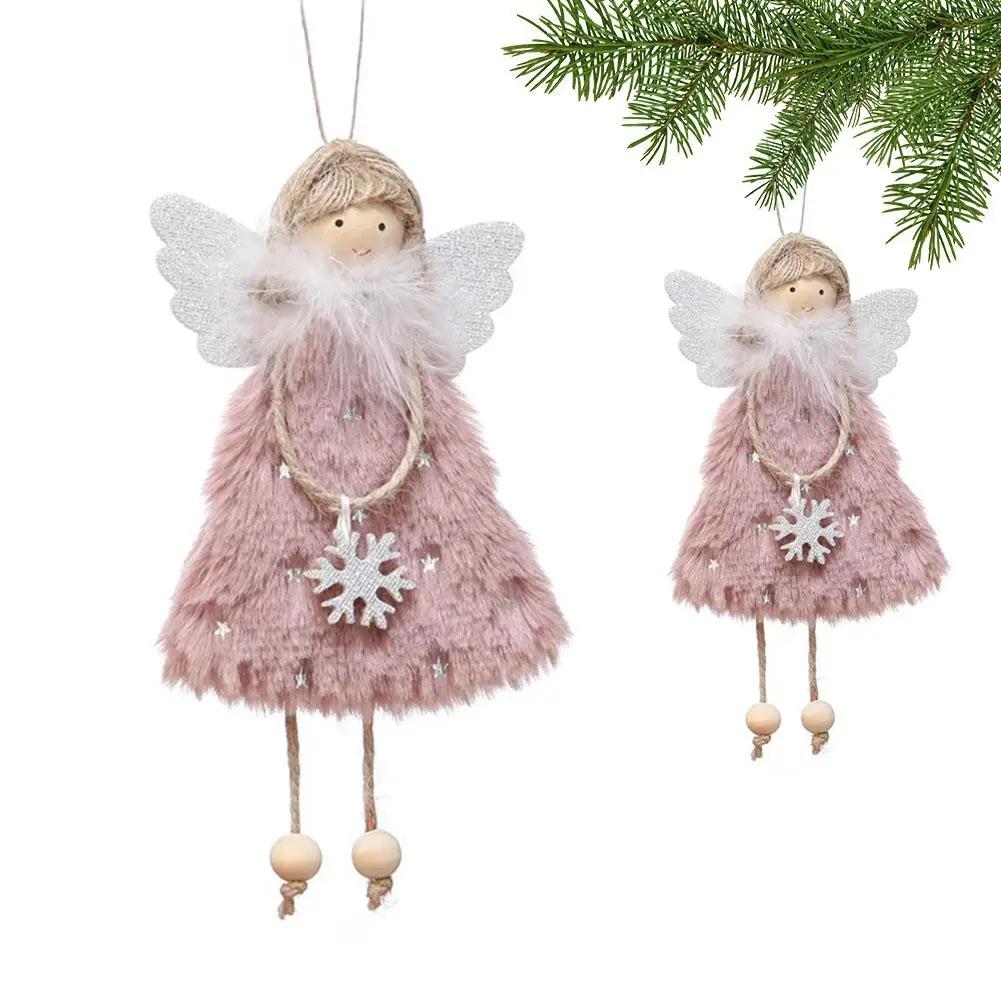 

1PCS Christmas Tree Decorations Cute Angel Doll Girl New Ornaments Hanging Navidad Year Tree Christmas 2024 2026 Pendant An H3Q5
