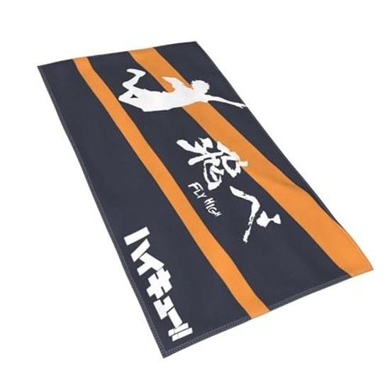 Hair towel microfiber sports ultra-fine fiber machine washable 40x70cm (Haikyuu)