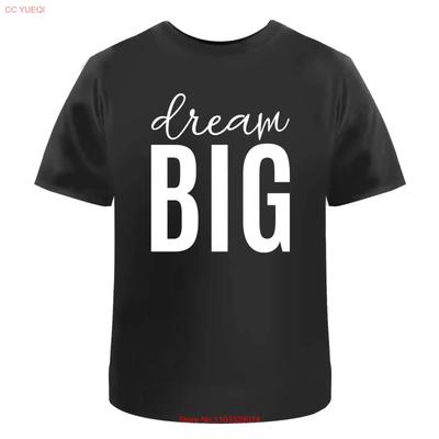 Dream Big T Shirt 100 Cotton S 2XL TA040705 Vintage Washed Versatile Streetwear Unisex Top For Everyday Wear Stretched