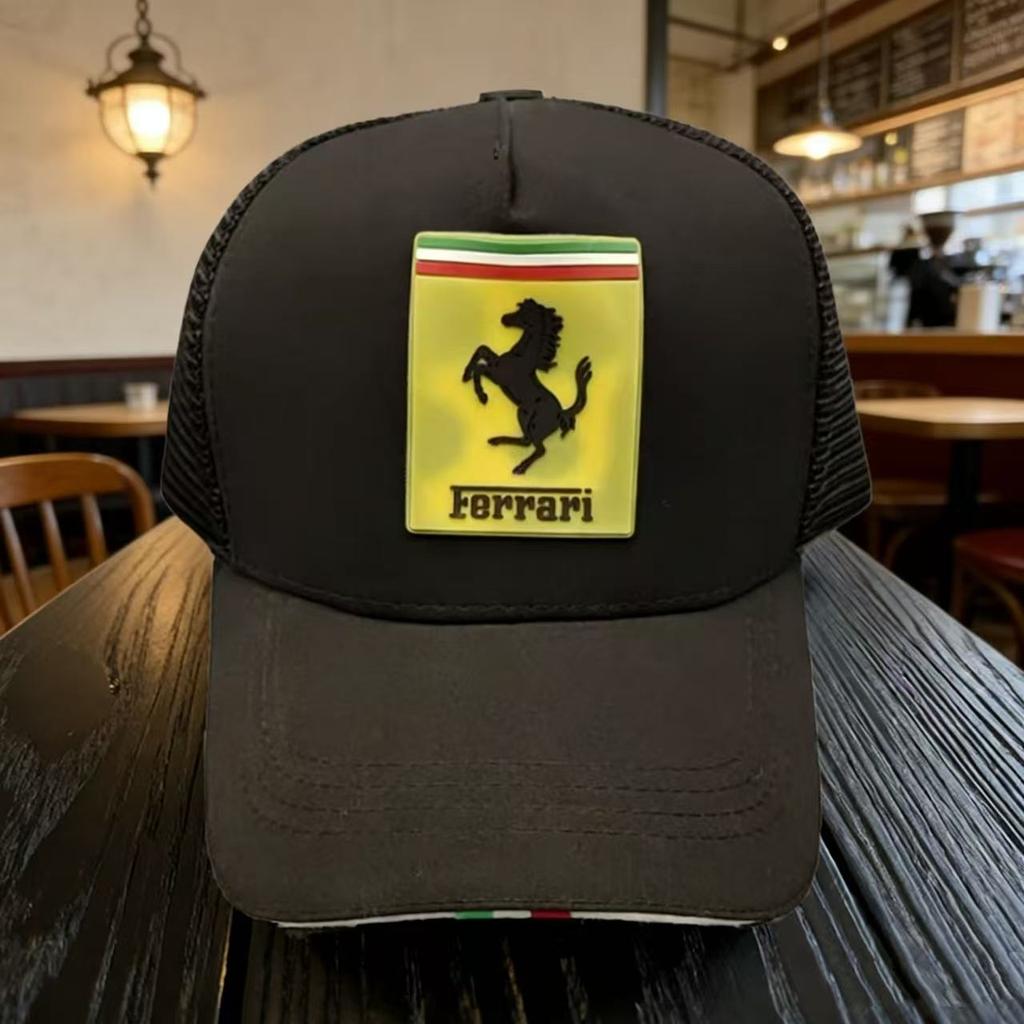 Outdoor Summer Sport Hat Baseball Cap Adjustable Casual Sunscreen Hats For Ferrari SJ F430 Stradale Roma 488 Portofino F8 Roma