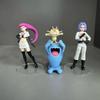 Anime  Garchomp Figure Shiny Mega Garchomp Action Figures 3-10cm Pvc Statue Collection Model Toys Gifts