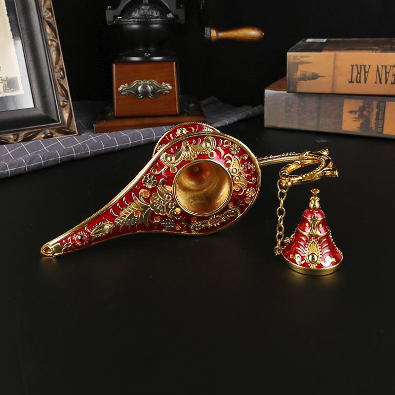 Search banner magic lamp retro European alloy wishing magic lamp art ornaments Russian decorative crafts souvenirs