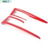 Interior Gear Shift Frame Cover Trim Red For Honda Civic 10th 2016 2017 2018 New