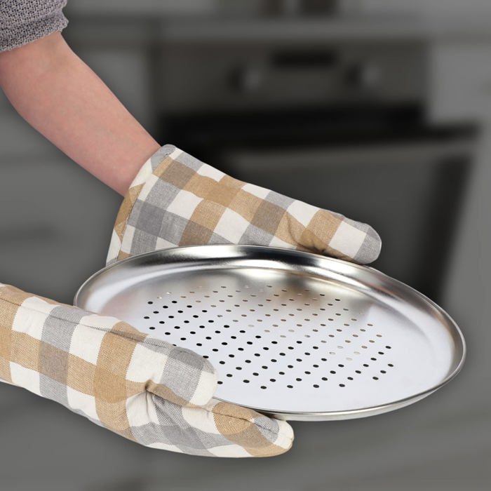 Moule à pizza - Kadax - K3995 - Tôle galvanisée - Non collante - 32 cm