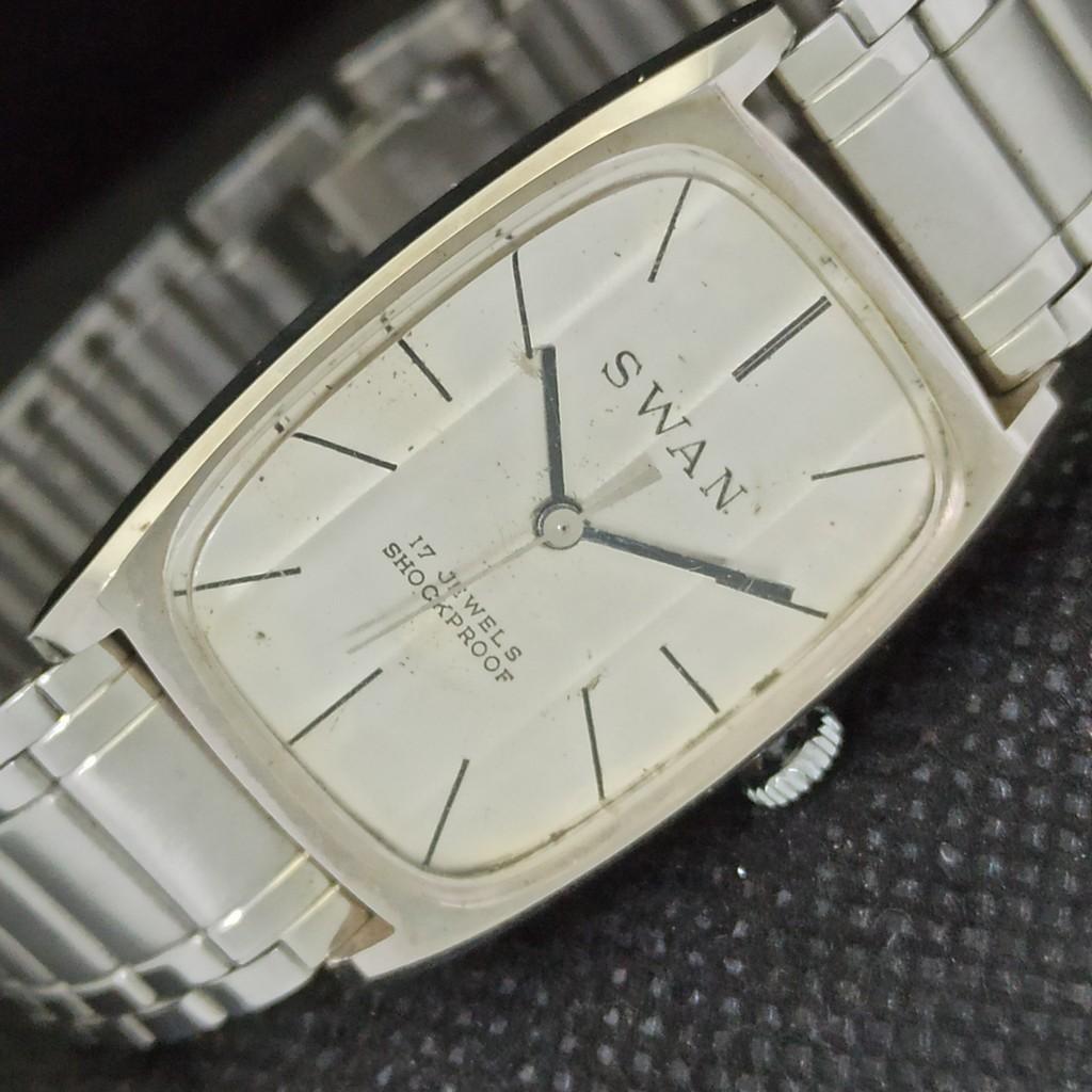 

Б/У SWAN SWISS МУЖСКИЕ МЕХАНИЧЕСКИЕ НАРУЧНЫЕ ЧАСЫ a298141-1 Sku550m-a298141