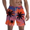 Summer Men's 3D Printed Beach Pants Fashion Versatile Trend Breathable Casual Vacation Style