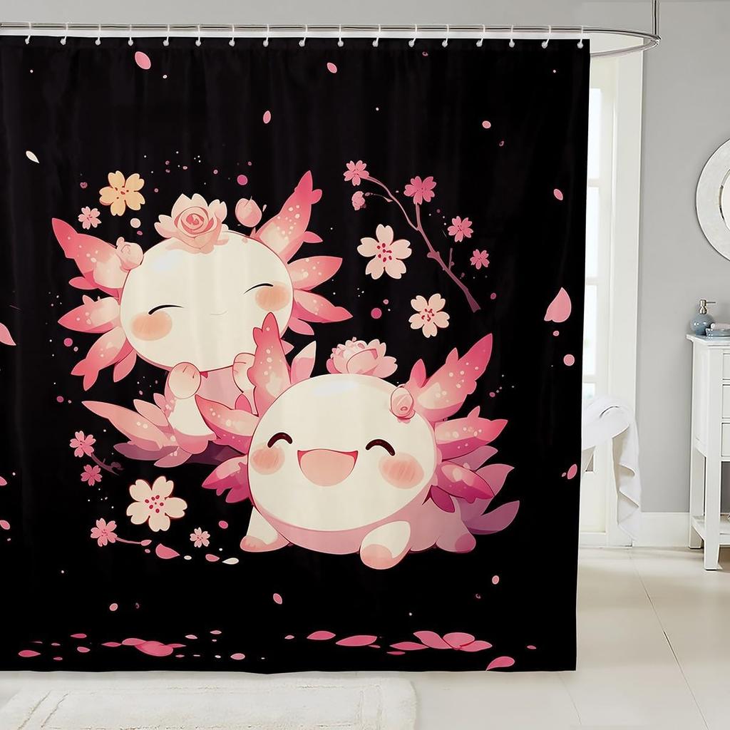 Einhorn Duschvorhang Fantasy Einhorn Thema Badezimmer Duschvorhang Sets Mädchen Mond Galaxie Sternenhimmel Stoff Duschvorhang