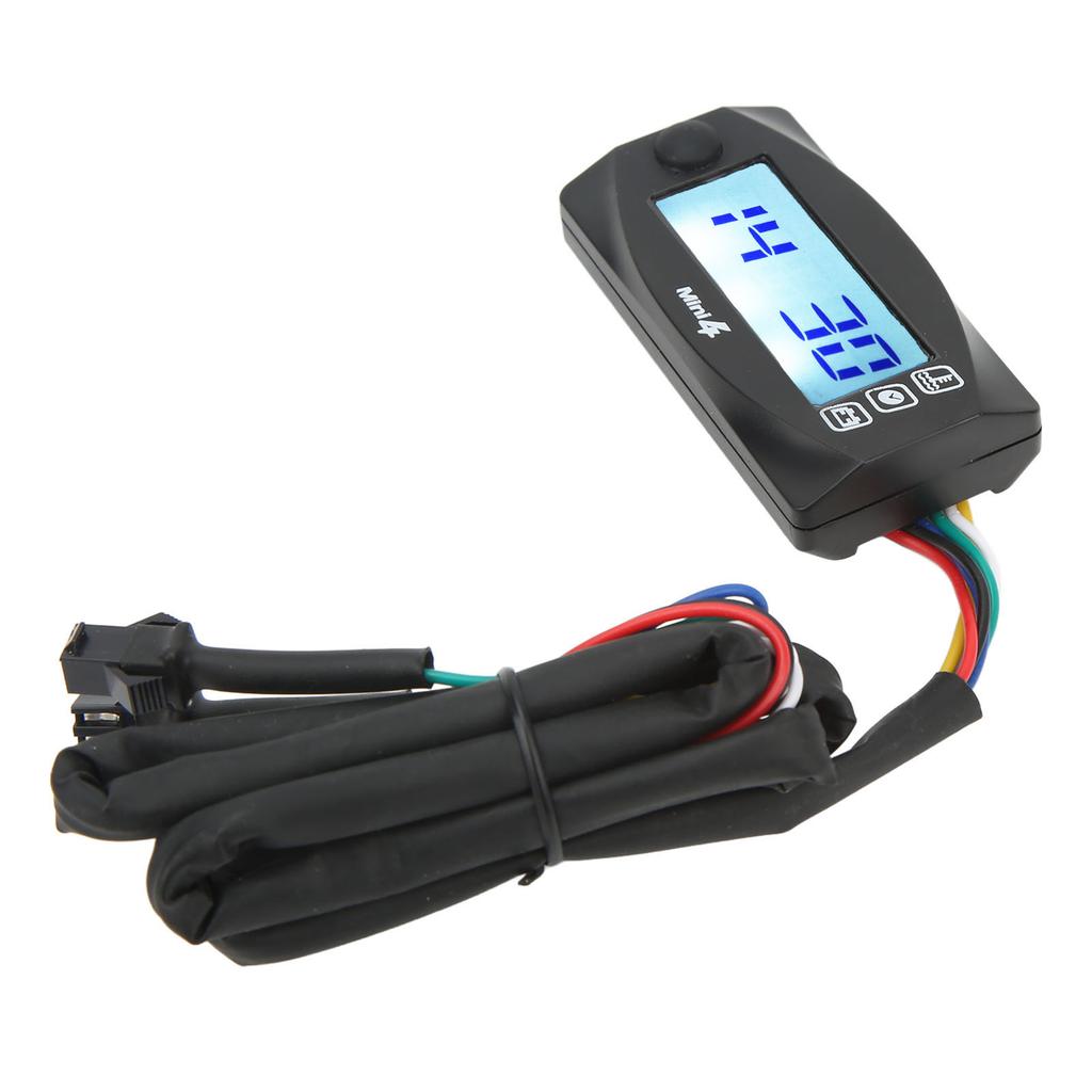 Miernik 4 w 1 Temperatura Wody Oleju Czas Napięcie Wyświetlacz Cyfrowy LCD DC12V Uniwersalny do Motocykla M12x1.5