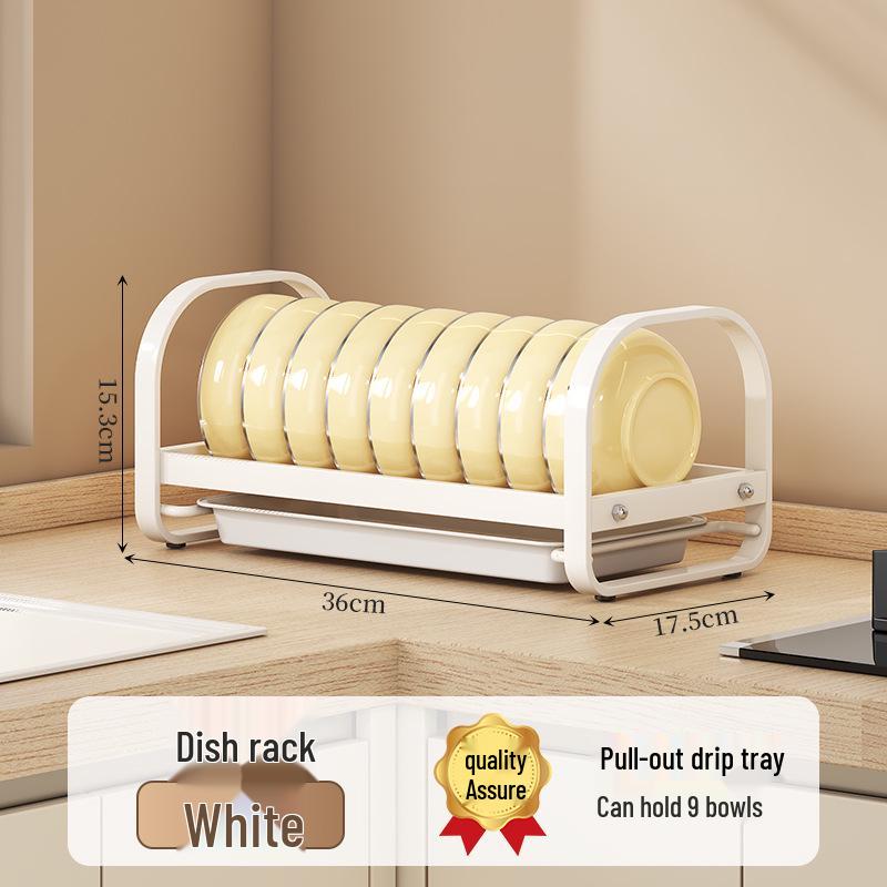 Multifunkční kuchyňský odkapávač na nádobí na misky, talíře, příbory a šálky