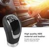Universal Car Gear Shift Knob Stick Head Shifter Lever Handball Leather Universal for CarBlack