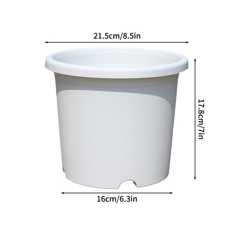 Thickened Plastic Flowerpot Plant Pot for Flowers Shrubs Succulents Breathable Root Control Flower Pot Garden Decorations