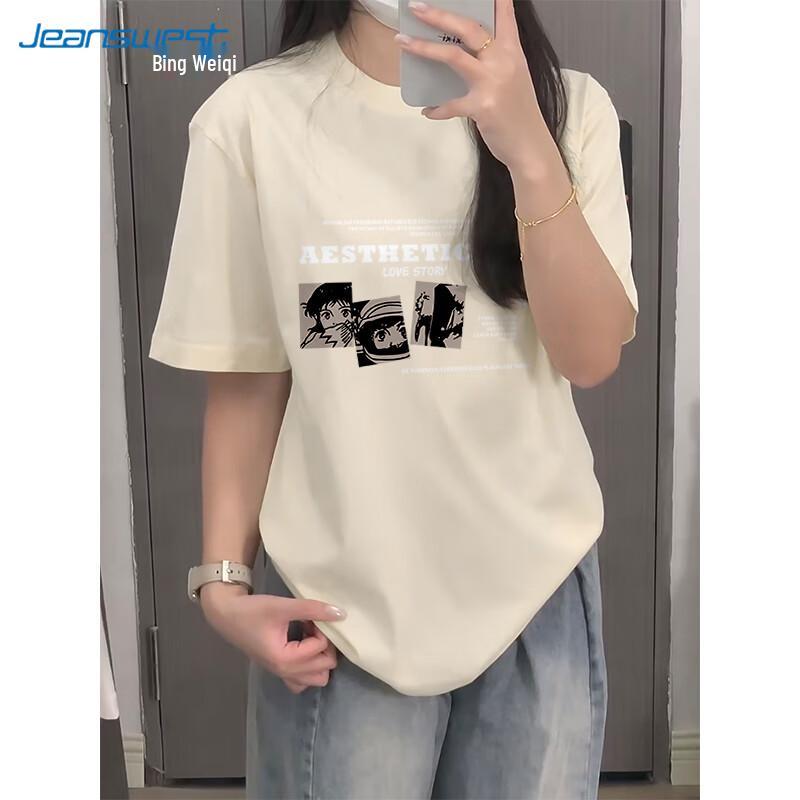 Jeanswest Women s Love Story Print Cotton T-Shirt S