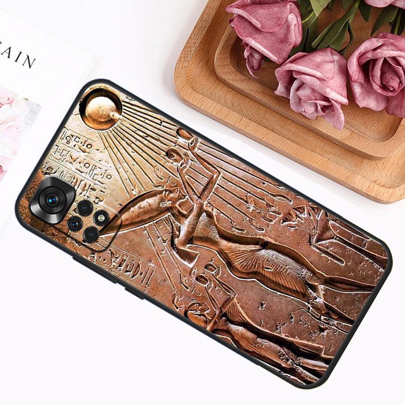 Funda con Mural de Faraón Egipcio Para Xiaomi Redmi Note 13 Pro 14 12 11 9 10 9S 10S 11S 12S Redmi 12C 13C 14C 10C