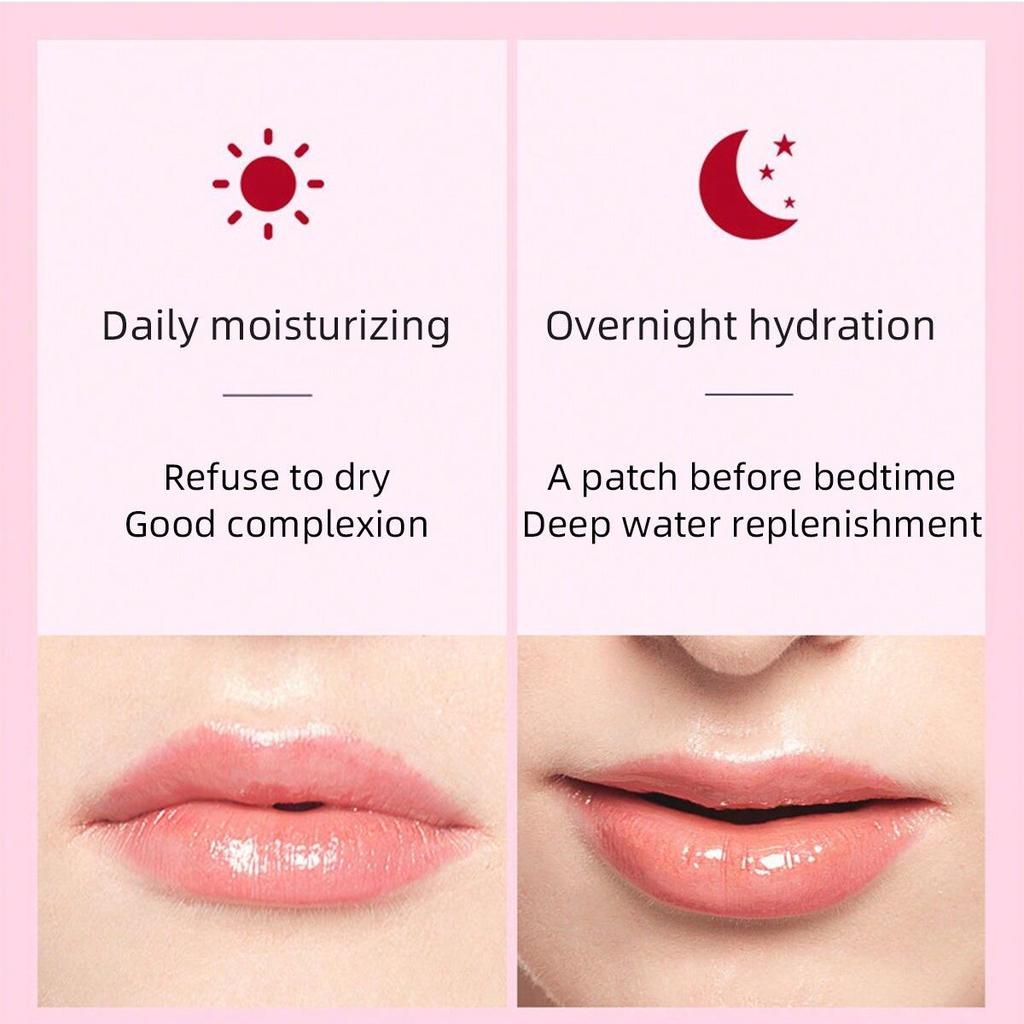 5-teilige Lippenmaske: Hydratisierend, Reparierend, Fältchen- und Unreinheiten-Entfernend, Lippenlinien-Mildernde Gelmaske Hautpflegeprodukt