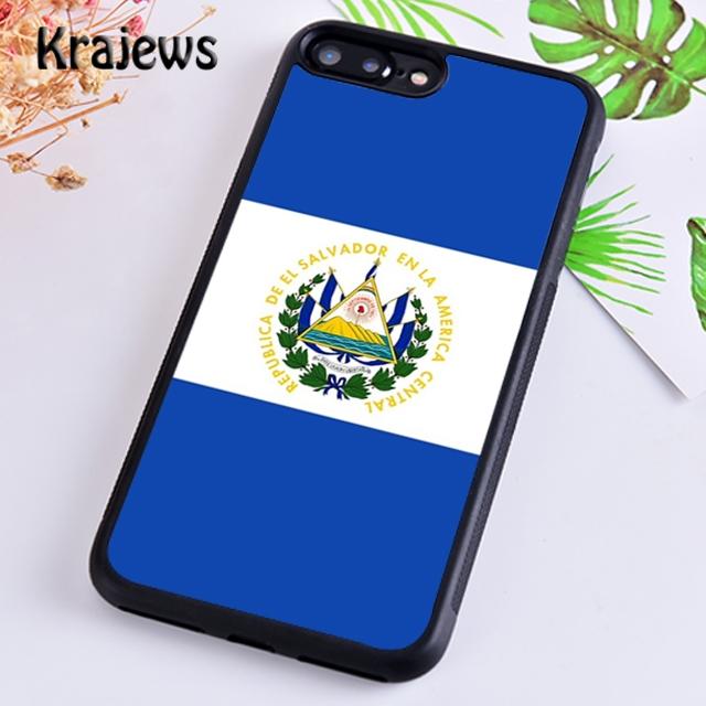 Krajews El Salvador National Flag Soft Phone Case Cover For iPhone 17 Air 16 15 14 Plus 11 12 13 Pro Max Coque Fundas