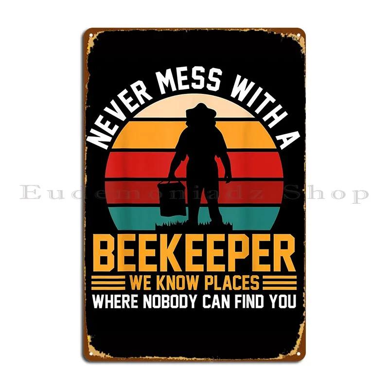 Beekepper Honey Bee Beekeeping Mylahkristian Metal Plaque Poster Wall Cave Mural Customized Garage Club Tin Sign Poster