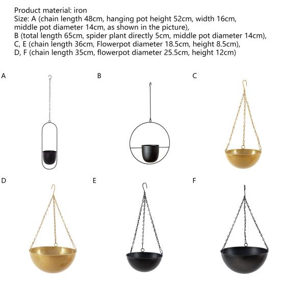 Jardinieră agățată suculentă, creativă, robustă, detașabilă, cu lanț de flori pentru grădină