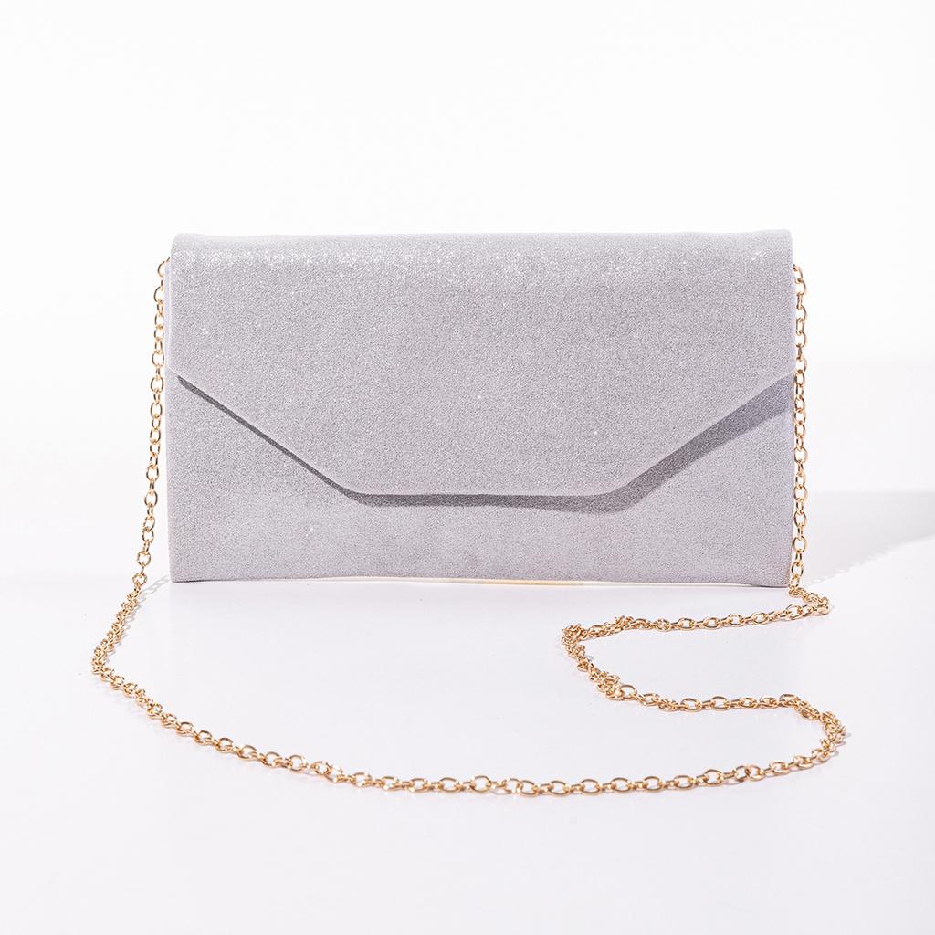 2026 New Women Suede Clutch Handbags Chain Shoulder Bags Envelope Women Evening Bags Mini Wallets Drop Shipping