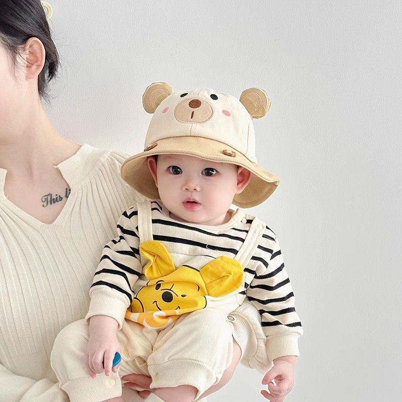 Baby Cartoon Bucket Hat: Spring/Autumn Sun Protection for Boys & Girls