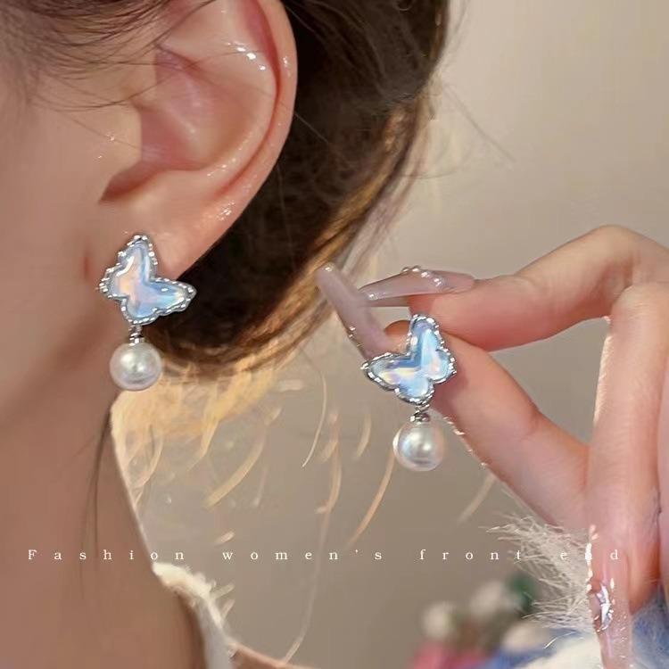 

2025 Изысканный нишевый дизайн Простые роскошные серьги для женщин - Универсальные серьги-гвоздики высокого класса