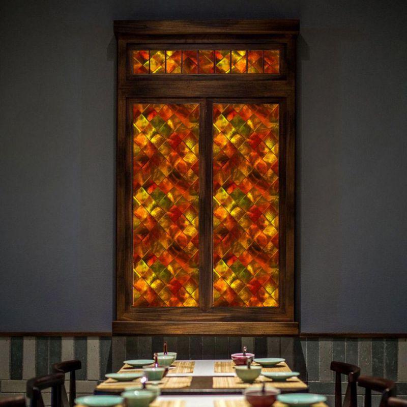 

Красочные светопропускающие теплоизоляционные наклейки на окна Прозрачные стеклянные наклейки Электростатические наклейки 45*100cm