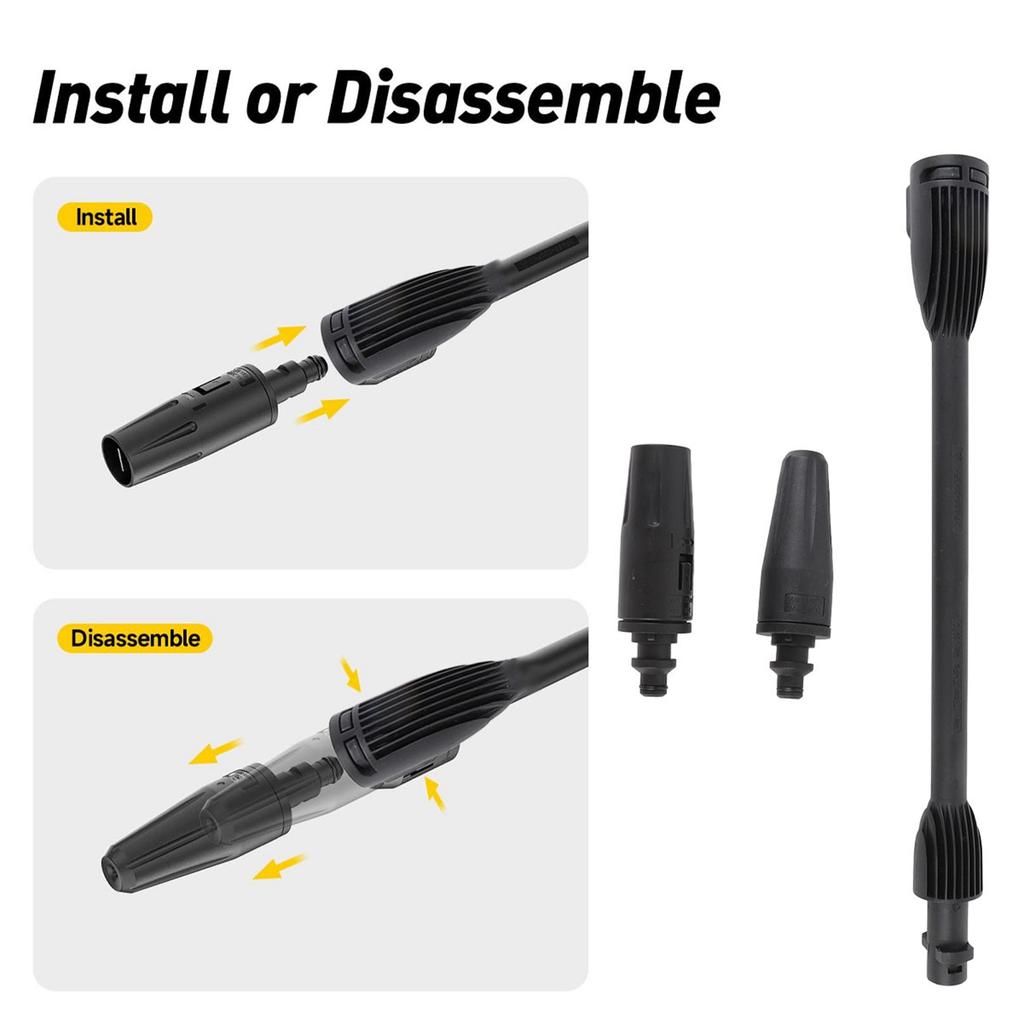 Pressure Washer Extension Wand Quick Connect 2000 Psi Adjustable Spray Mode Power Washer Wand for K2k7 Series