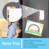 Sweetzer & Orange S&O Magnetic Notepads for Refrigerator 4 Pack - Fun Floral planner for Fridge Sets - Force field List sheets for cooler - Sticky