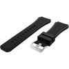 Samsung S3 Twill Silicone Watch Band 20/22mm Quick Release, Monochrome Silicone Strap, Compatible with Huawei