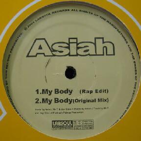 

12inch Record ASIAH My Body LSR043 Labsoul Records 2001 Japan Japanese Club Dance Used