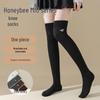 MIHIMIHI Miu Style Czarne Skarpety Kompresyjne za Kolano dla Kobiet