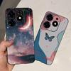 For Tecno Spark 10 Pro Spark 10C Case  Spark 9 Pro Spark 8c spark 7 Back Cover Bumper Clear Soft TPU Silicone Cute Cat Cartoon