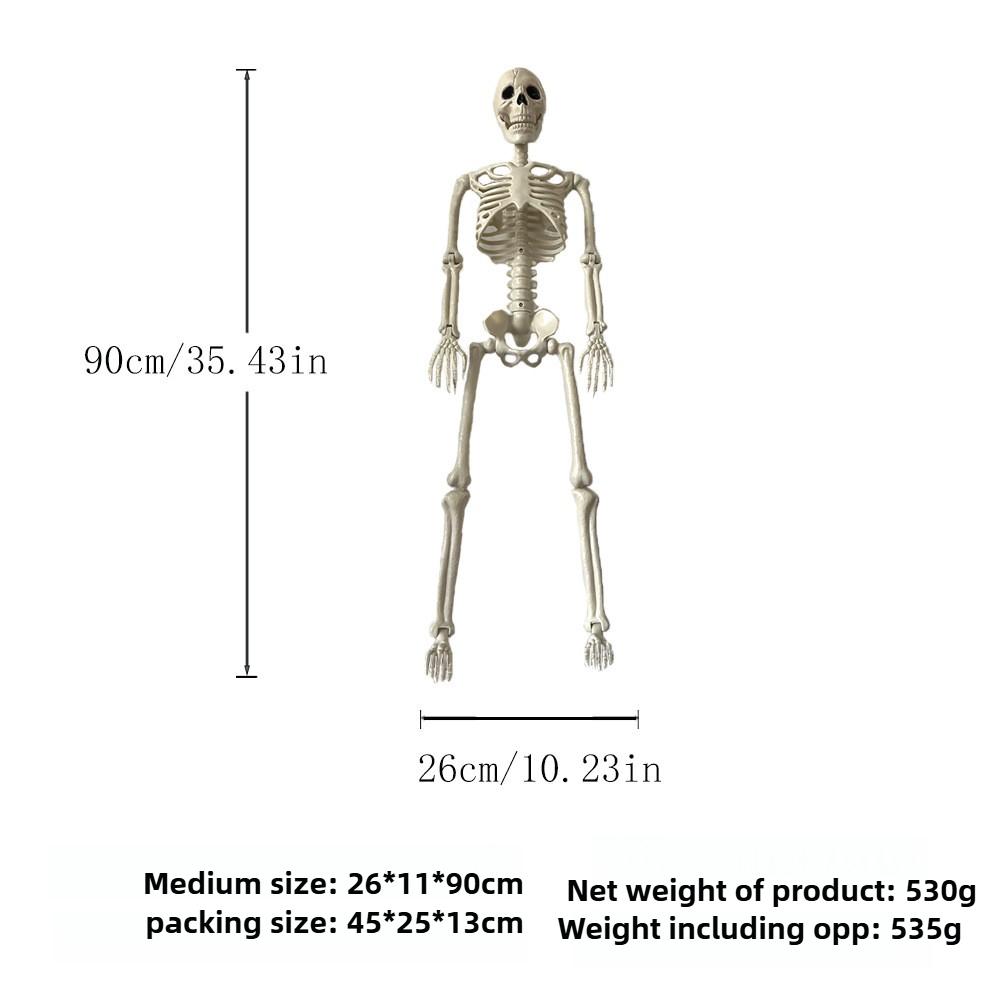 Halloween Skeleton Man Skeleton Simulation Human Skeleton Ghost House Party Decoration Decoration Prop Horror Skeleton