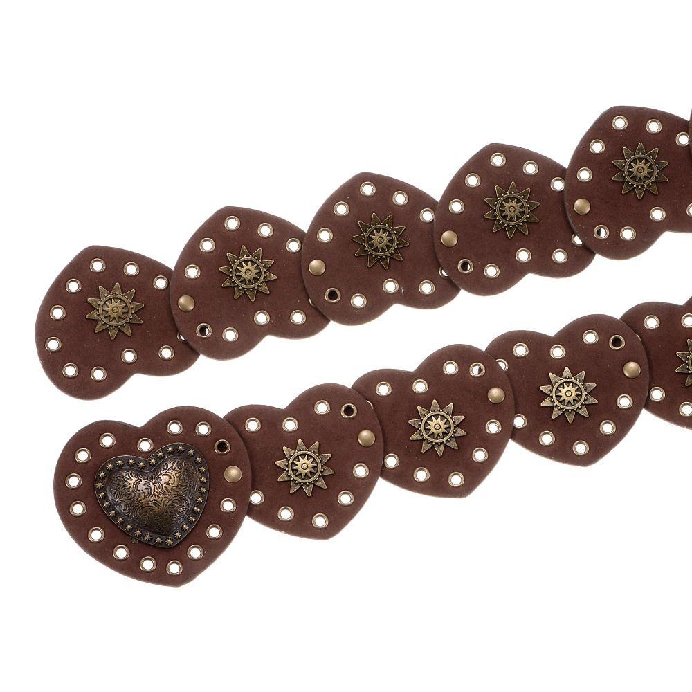Exaggerated Cowboy Hollow Belt Y2K Wide Disc Belt Y2K Hollow Disc Belt Disc Belt  for Women