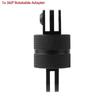Aluminum Alloy 360° Rotatable Mount Adapter for GoPro Hero 13 12 11 10 9 8, Swivel Action Camera Connector for Helmet Bike Mount